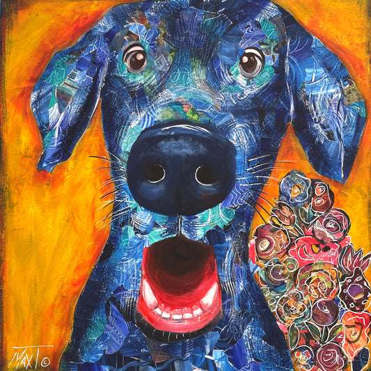 Maxine Trainer's 'Rescue is the New Purebreed' Art Collection: A Brushstroke of Compassion for Animal Adoption