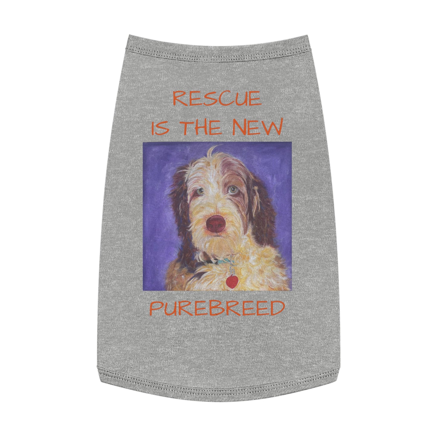 Rescue is the new Purebreed Pet Tank Top