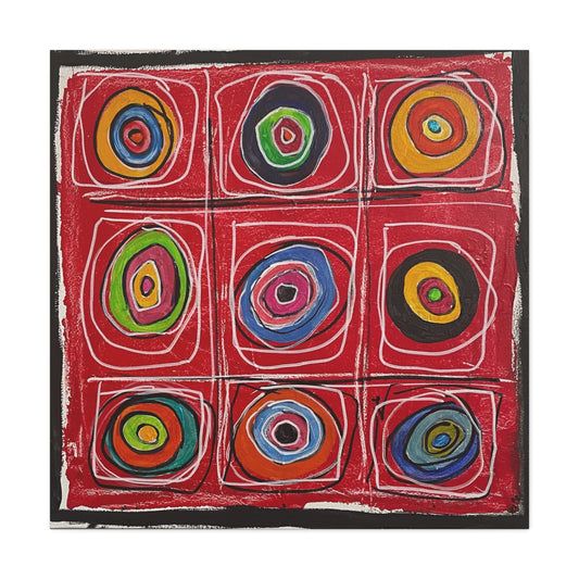 Red Moom - Canvas Various Sizes