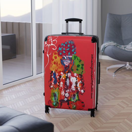 Poodle Pizazz Suitcase