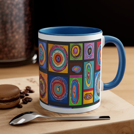 Circle of Life Accent Coffee Mug, 11oz