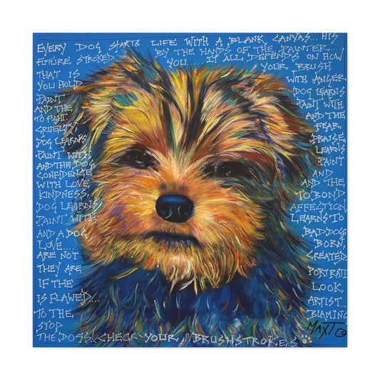 Yorkie Whimsy - Canvas Various Sizes
