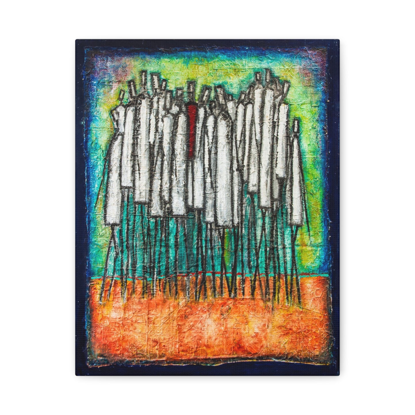 Alone in the Crowd - Canvas - Various Sizes