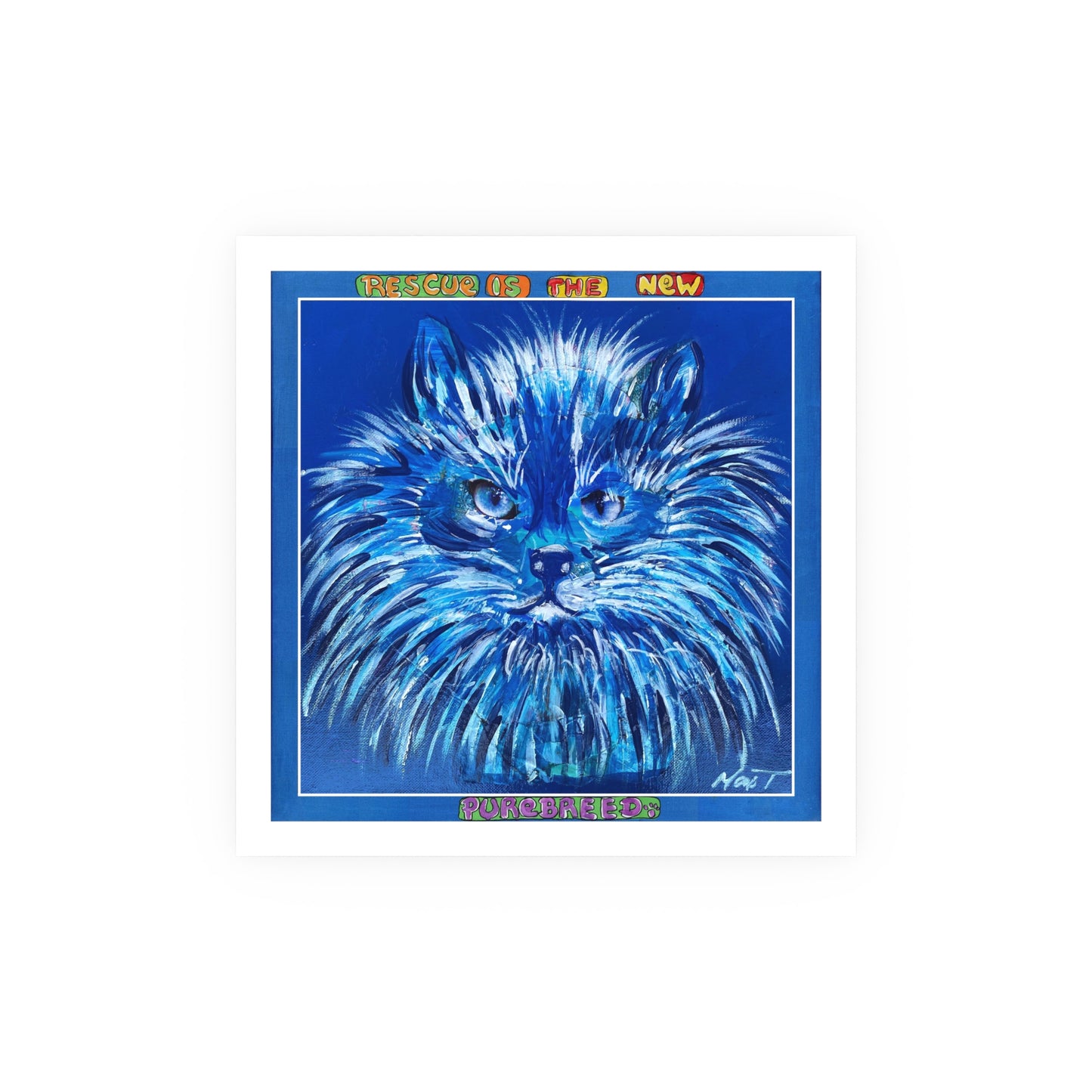 Blue Cat Nip - Prints - Various Sizes