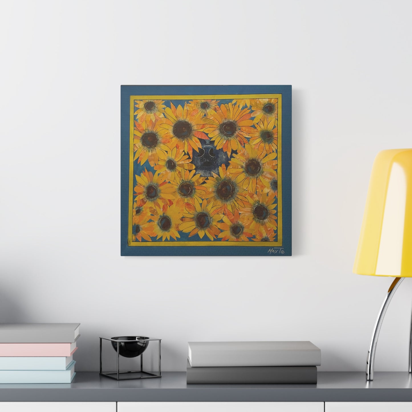 Sunflower Sniffs - Canvas Various Sizes