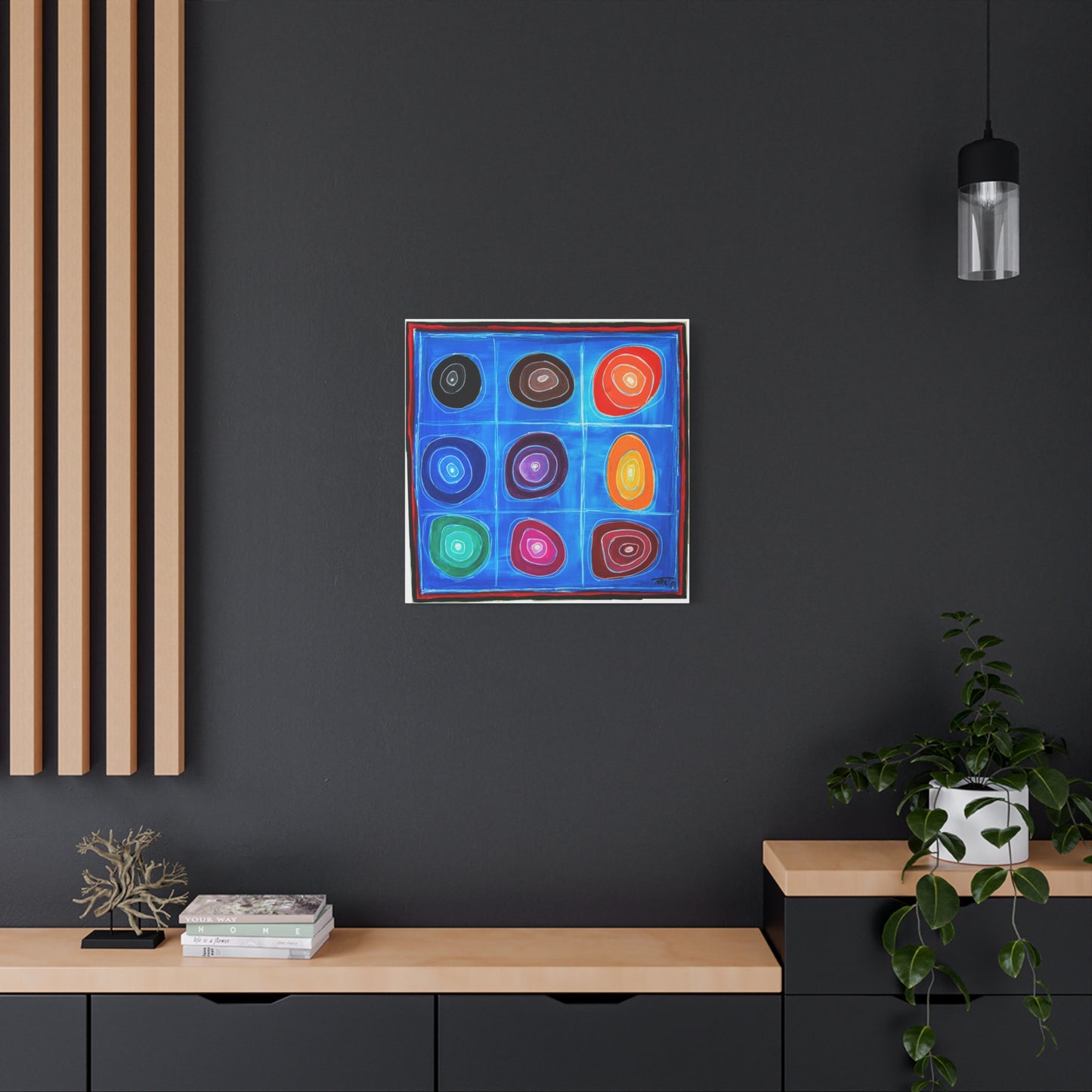 Blue Moom - Canvas Various Sizes