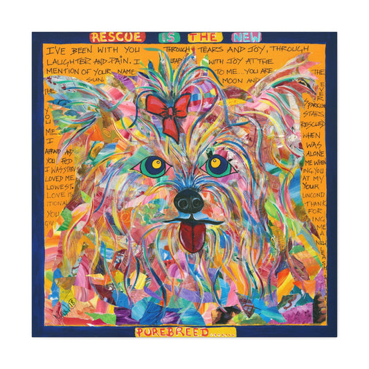 Psychedelic Paws - Canvas Various Sizes