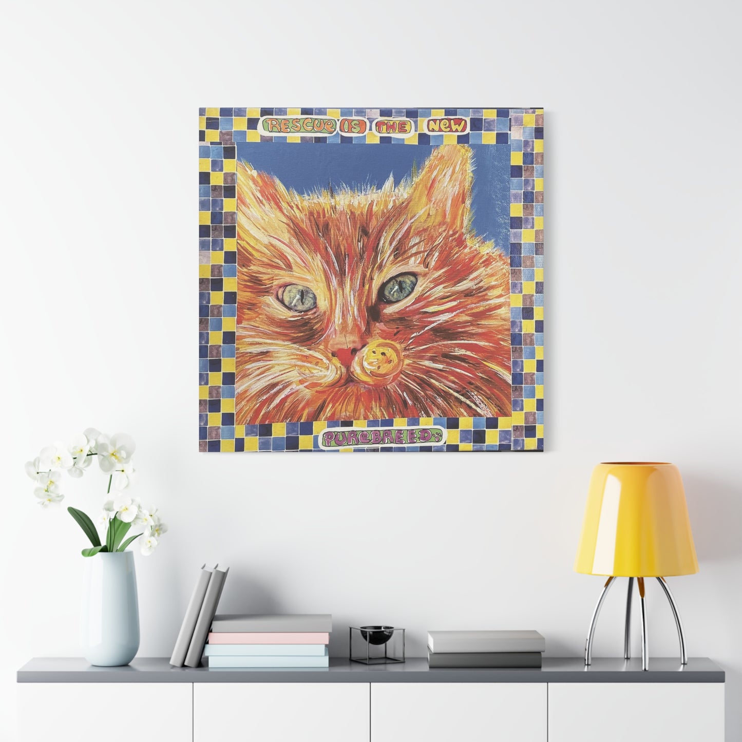 Sunset Whiskers - Canvas Various Sizes