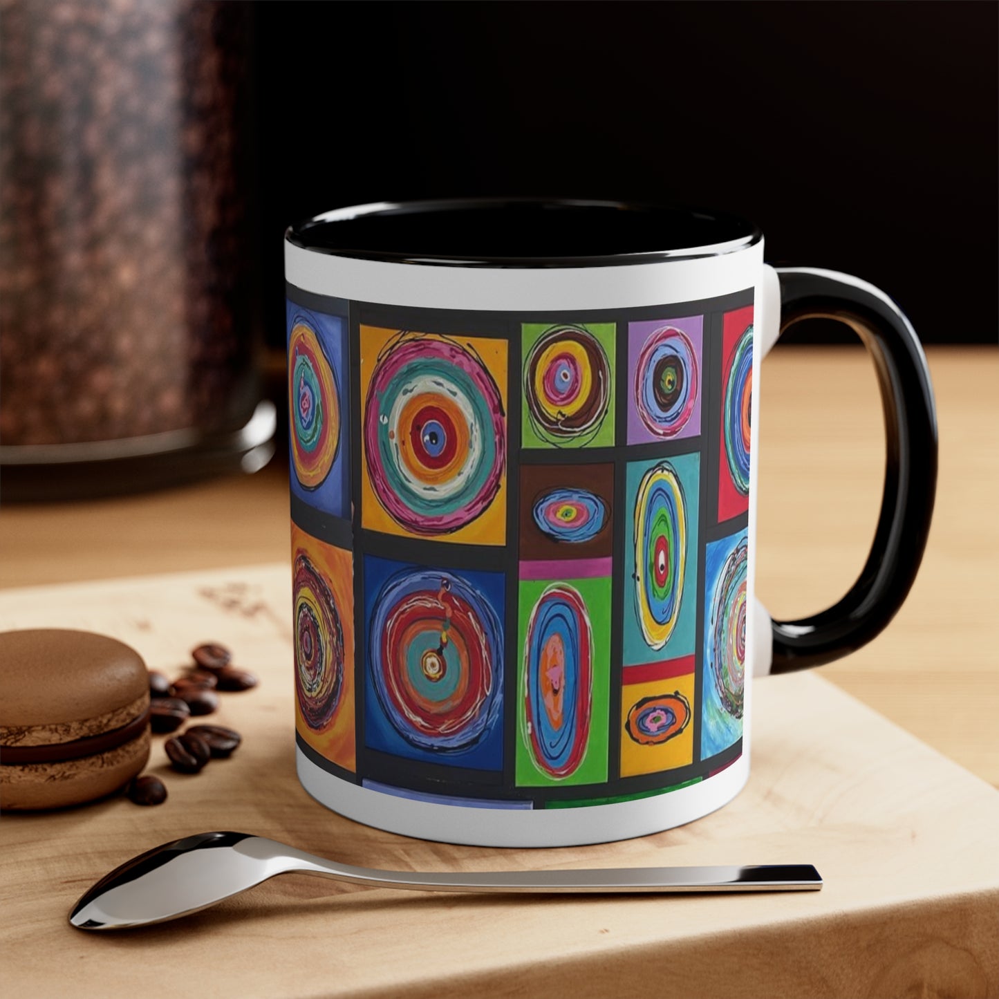 Circle of Life Accent Coffee Mug, 11oz