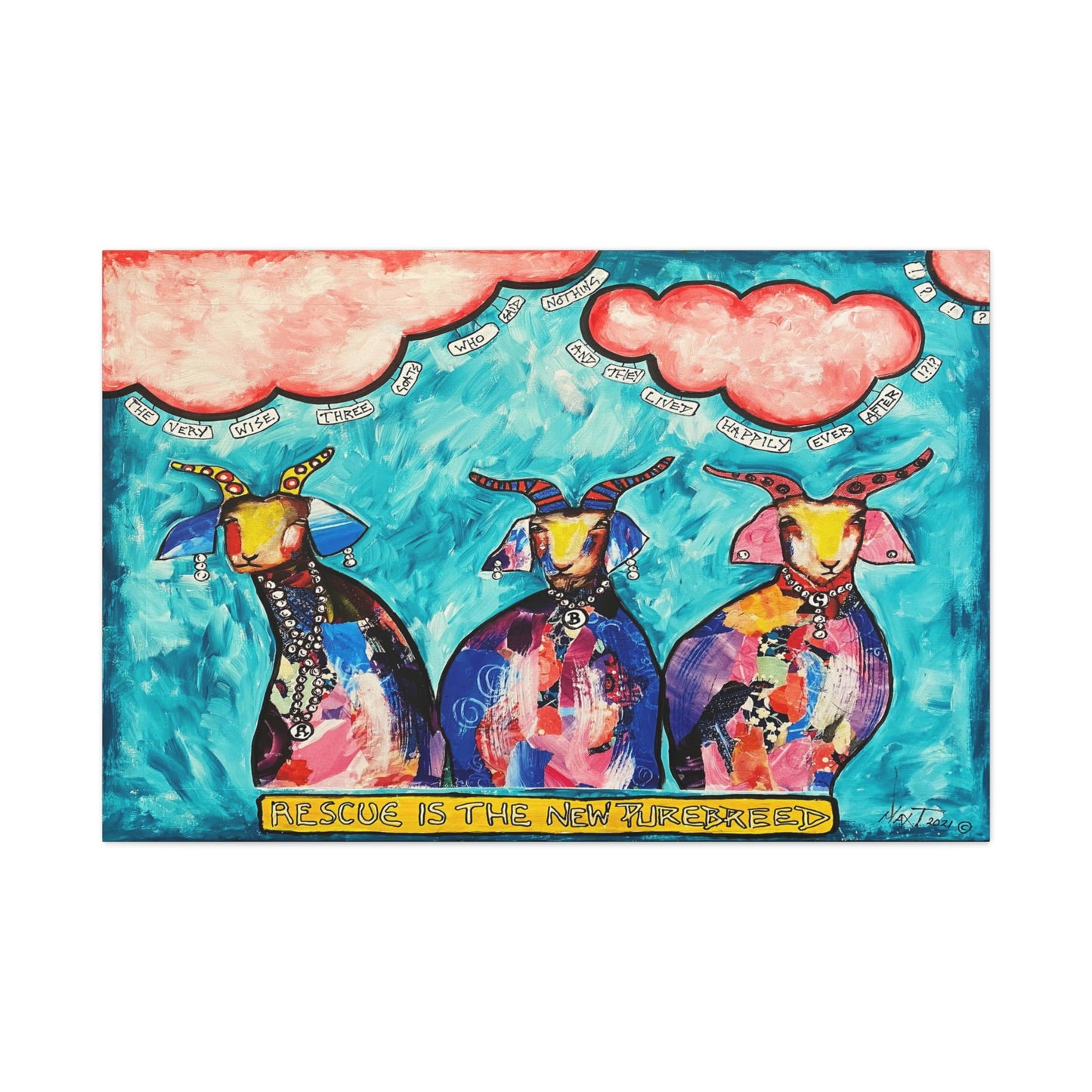 3 Wise Judges - Canvas Various Sizes