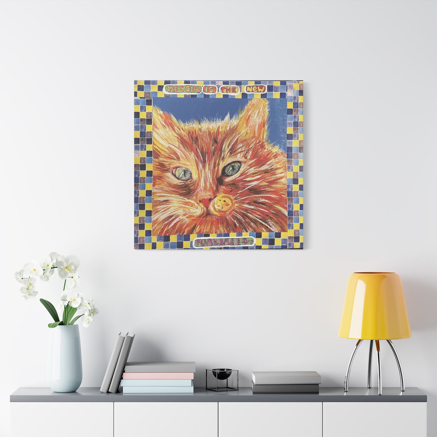 Sunset Whiskers - Canvas Various Sizes