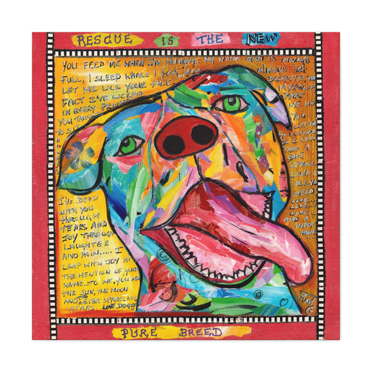 Red Pitt - Canvas Various Sizes