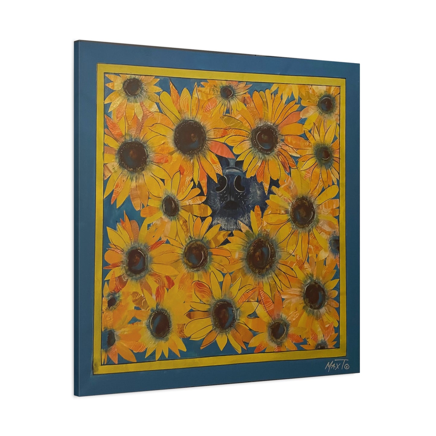 Sunflower Sniffs - Canvas Various Sizes