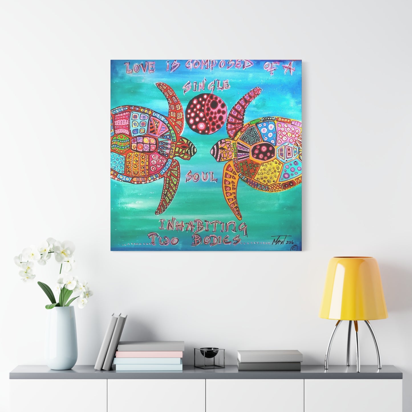 Turtle Tango - Canvas Various Sizes