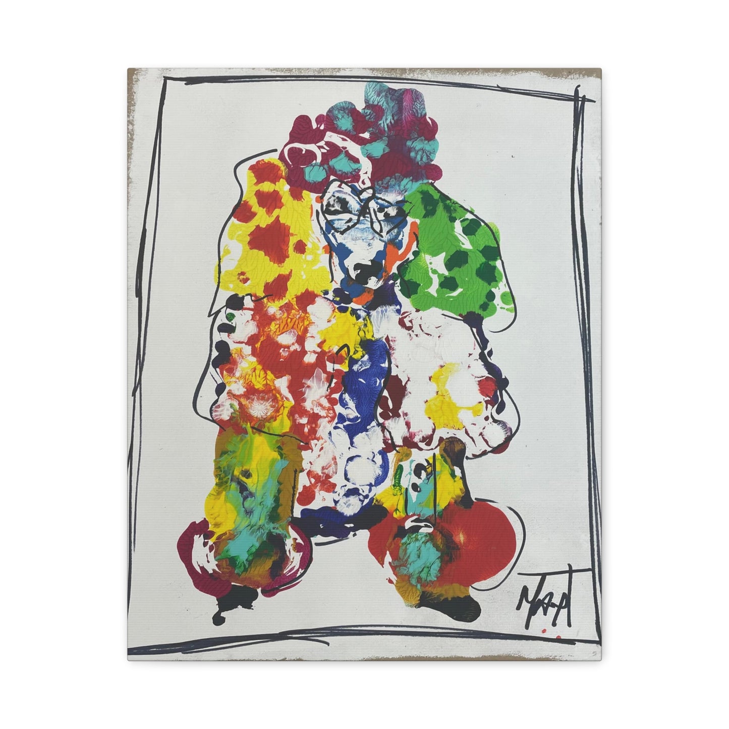 Poodle Prisim - Canvas - Various Sizes