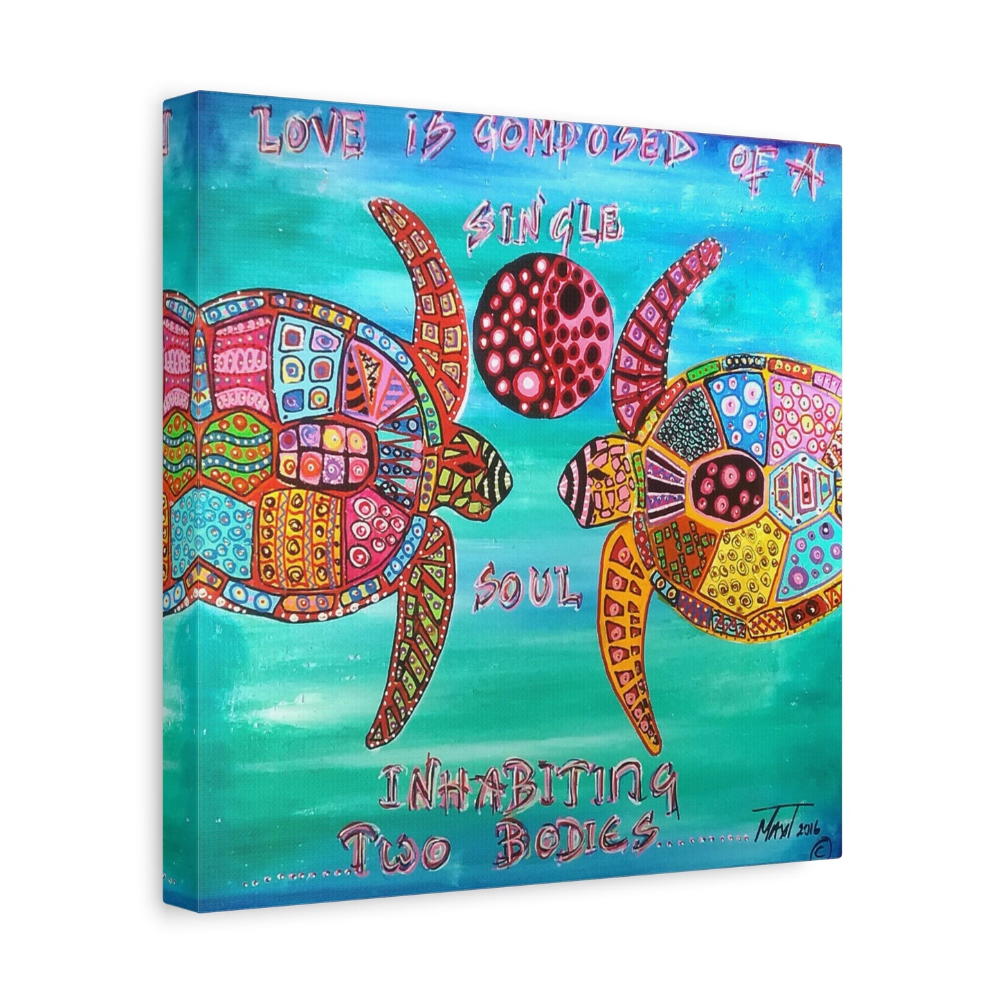 Turtle Tango - Canvas Various Sizes