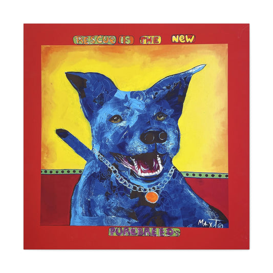 Barking Blues - Canvas Various Sizes