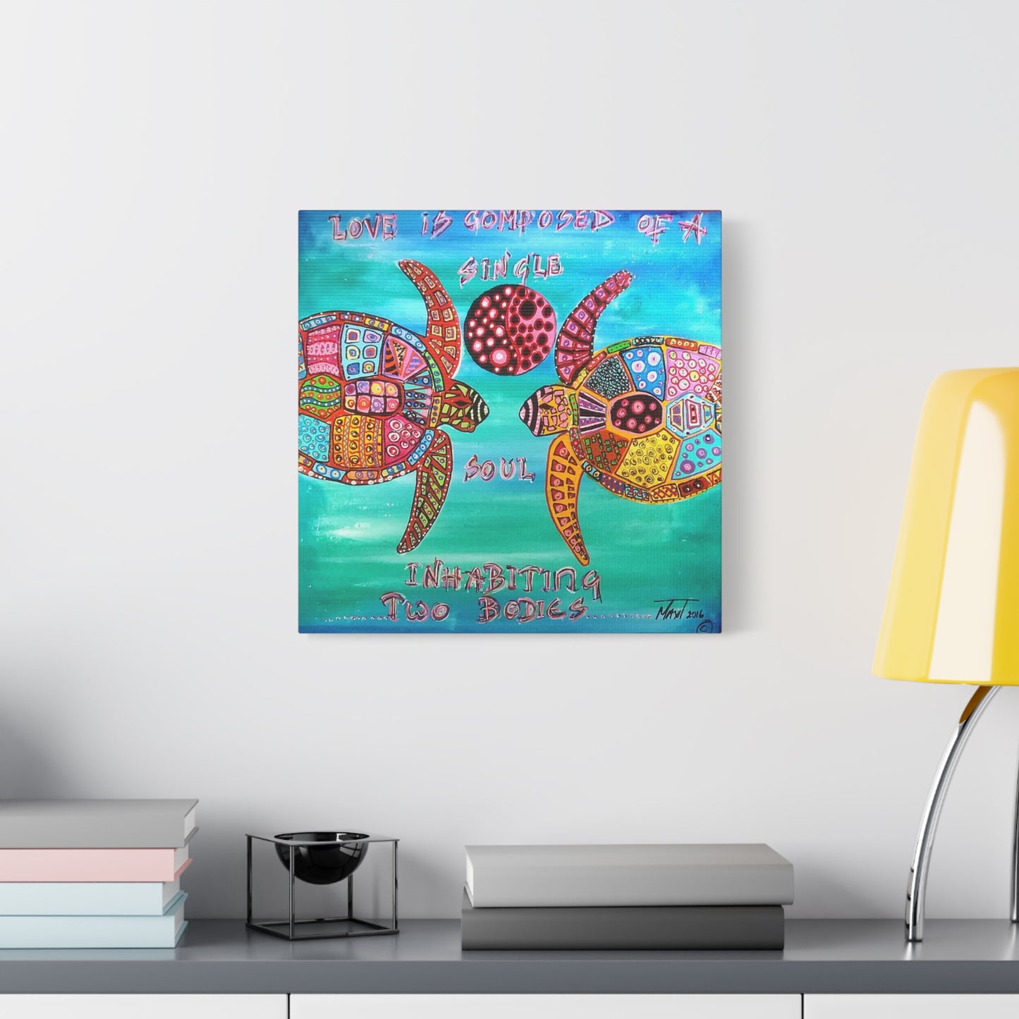 Turtle Tango - Canvas Various Sizes