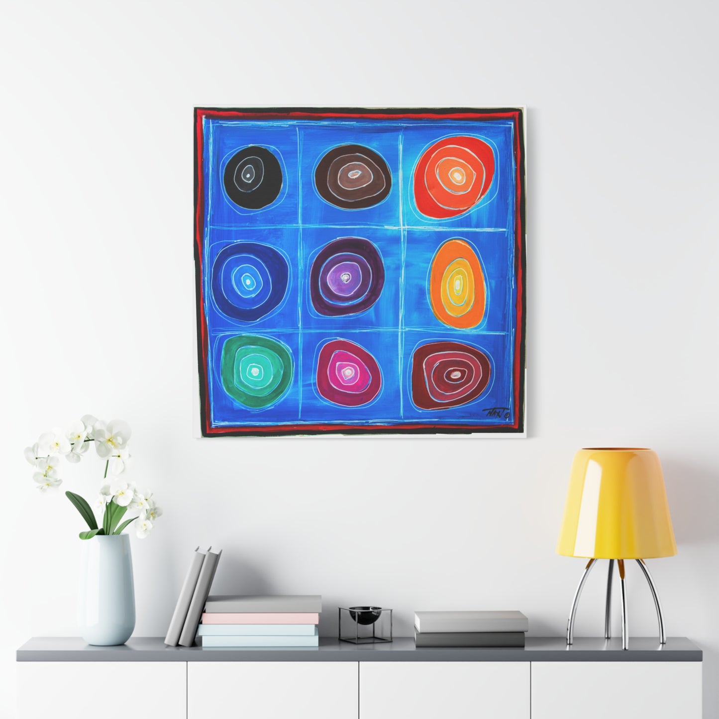 Blue Moom - Canvas Various Sizes