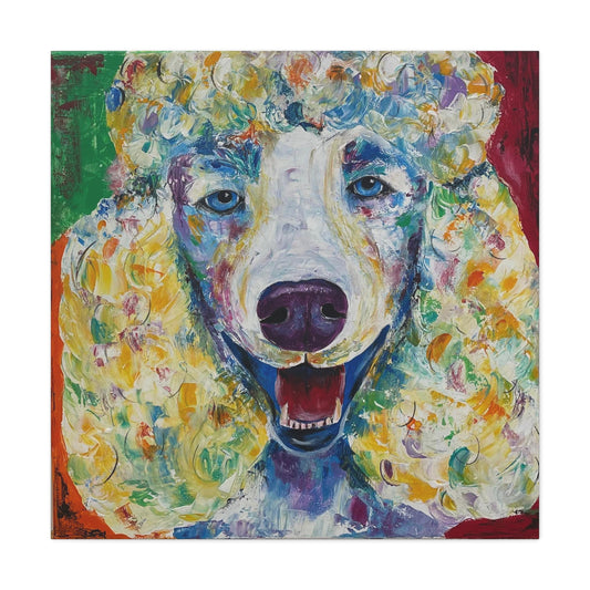 Grand Poodle Grace - Canvas Various Sizes