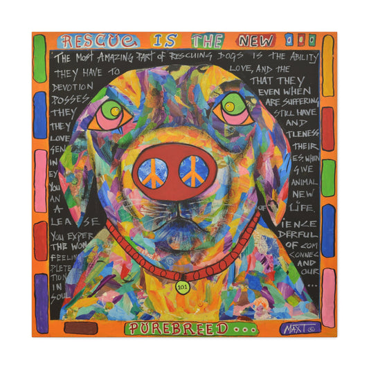 Peace Hound - Canvas Various Sizes