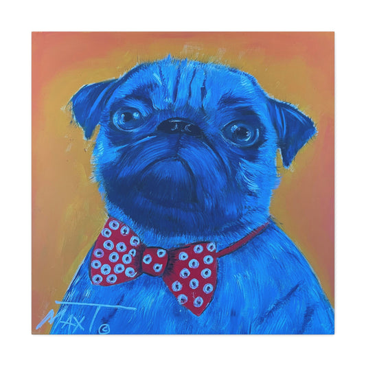 Dapper Pug - Canvas Various Sizes