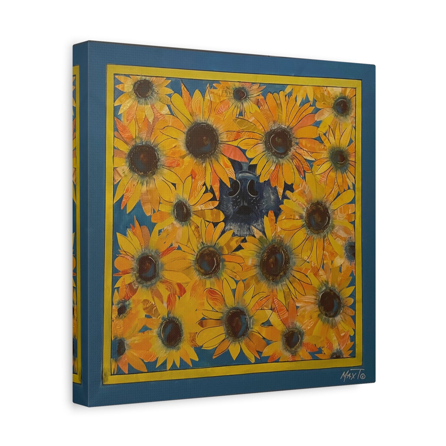 Sunflower Sniffs - Canvas Various Sizes