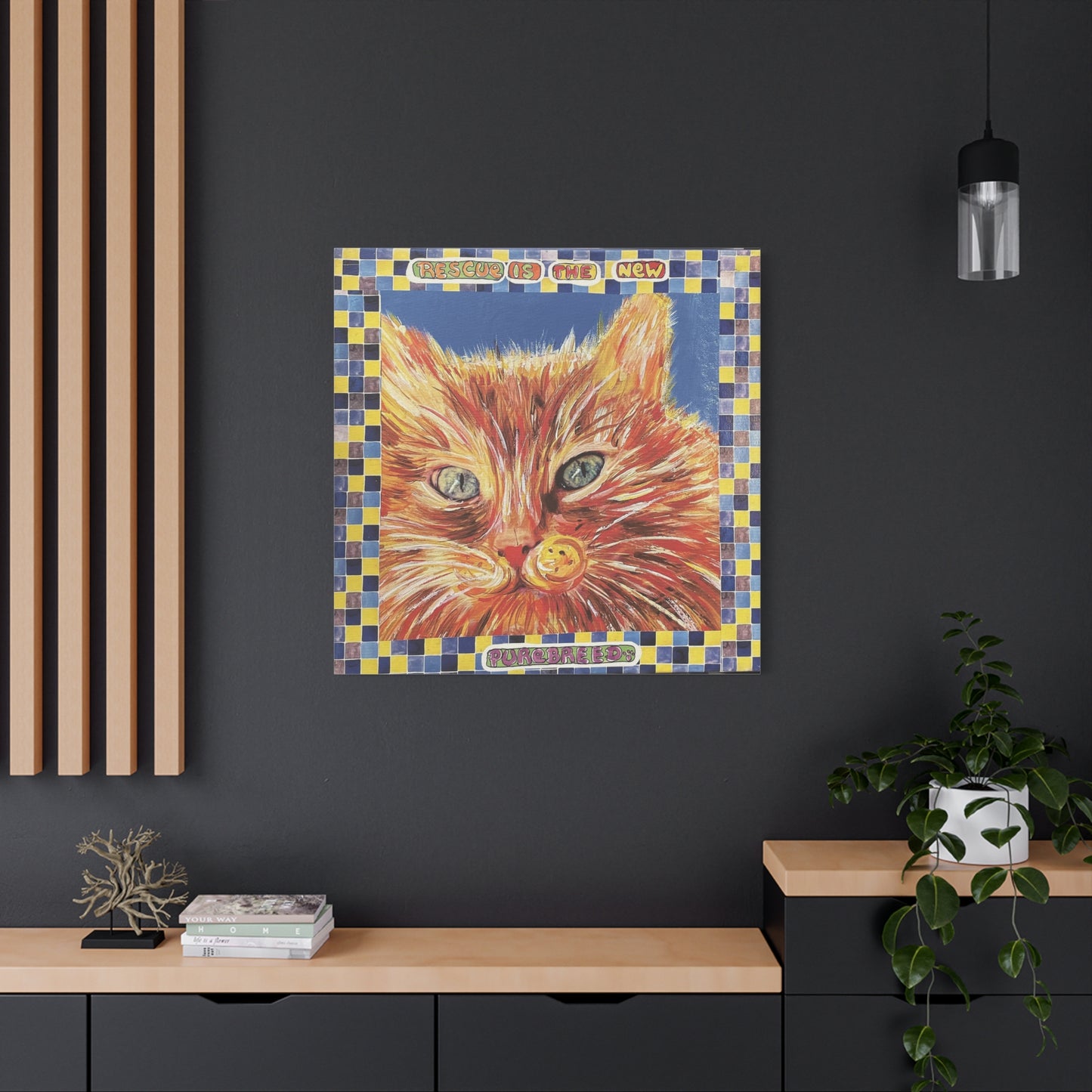 Sunset Whiskers - Canvas Various Sizes