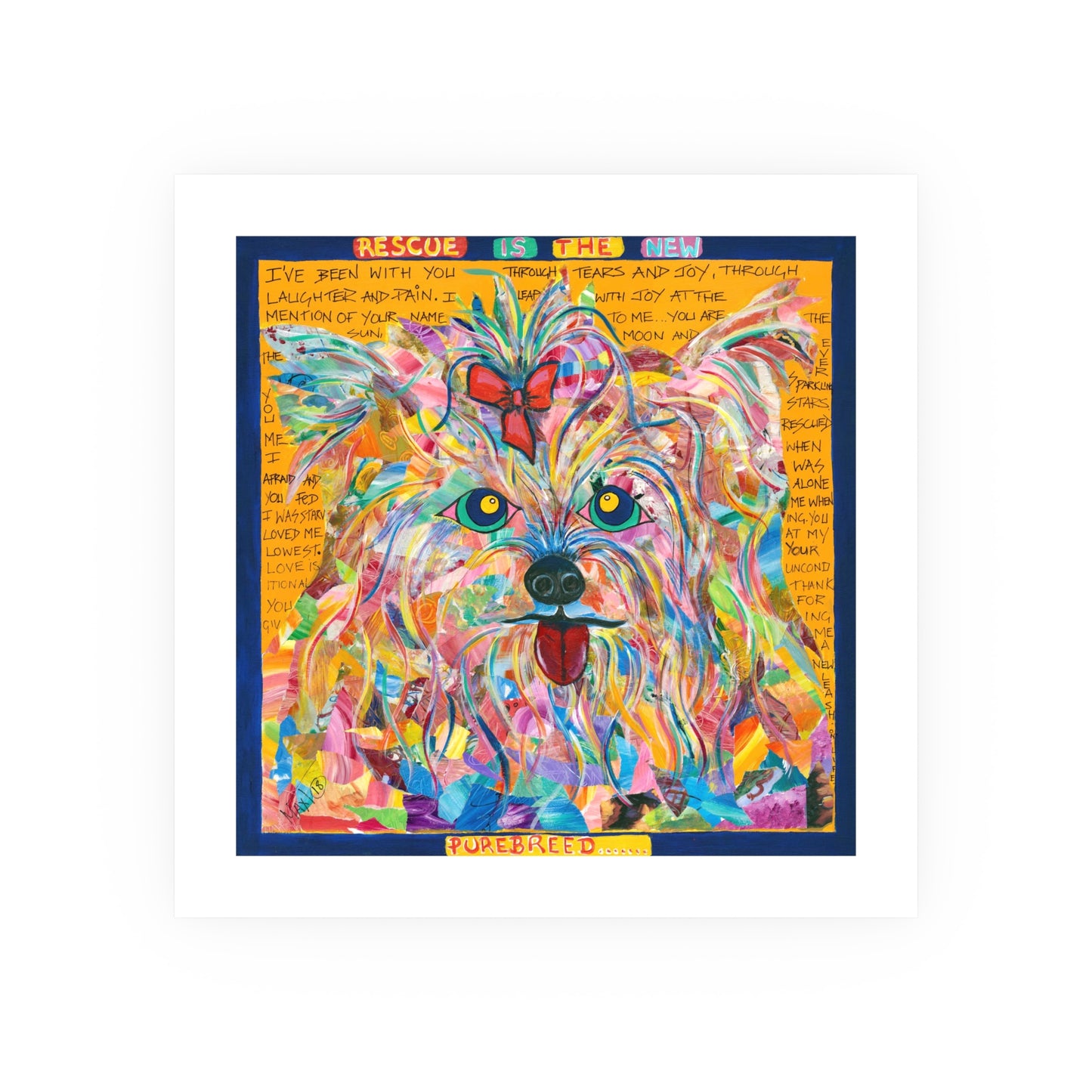 Psycedelic Paws - Prints - Various Sizes