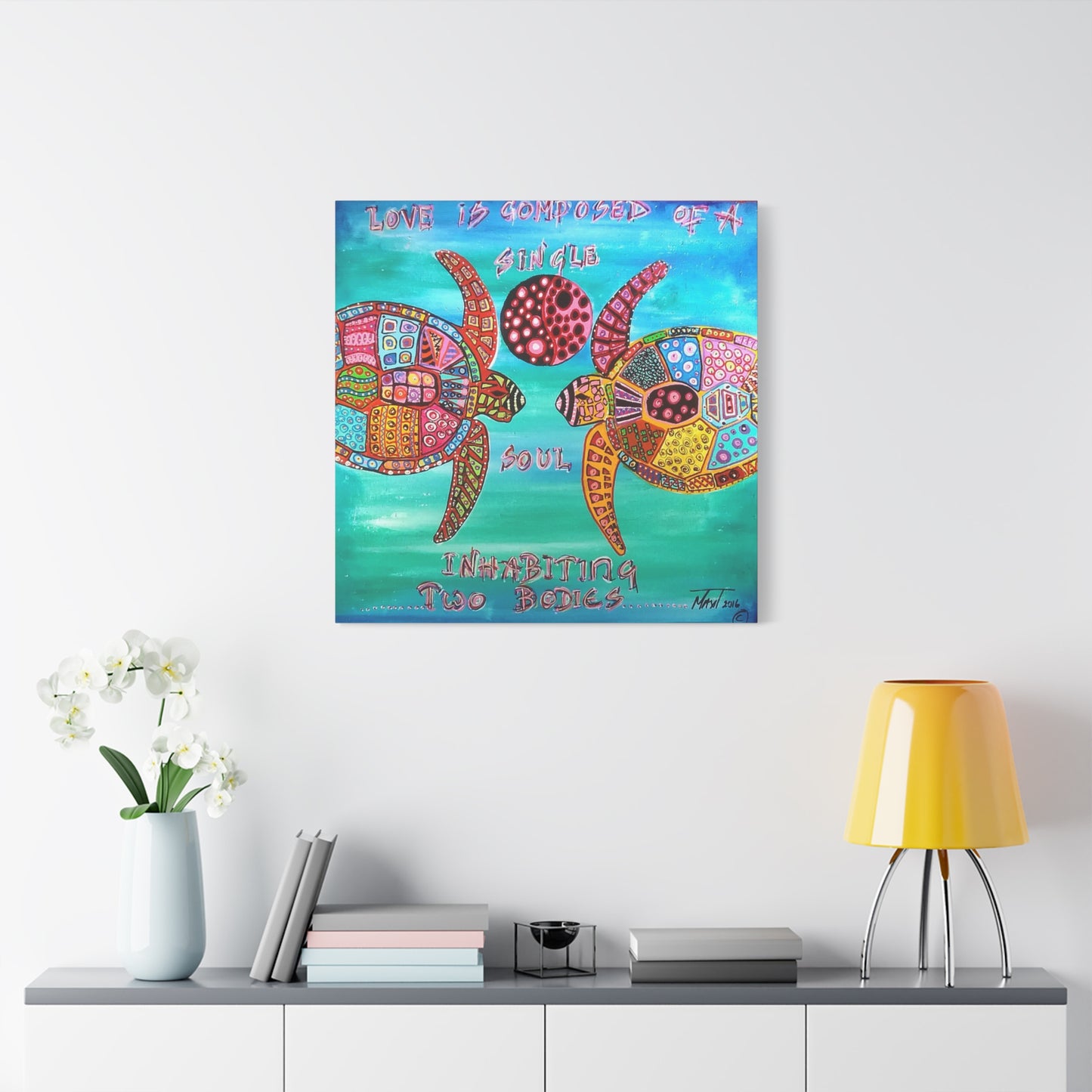 Turtle Tango - Canvas Various Sizes