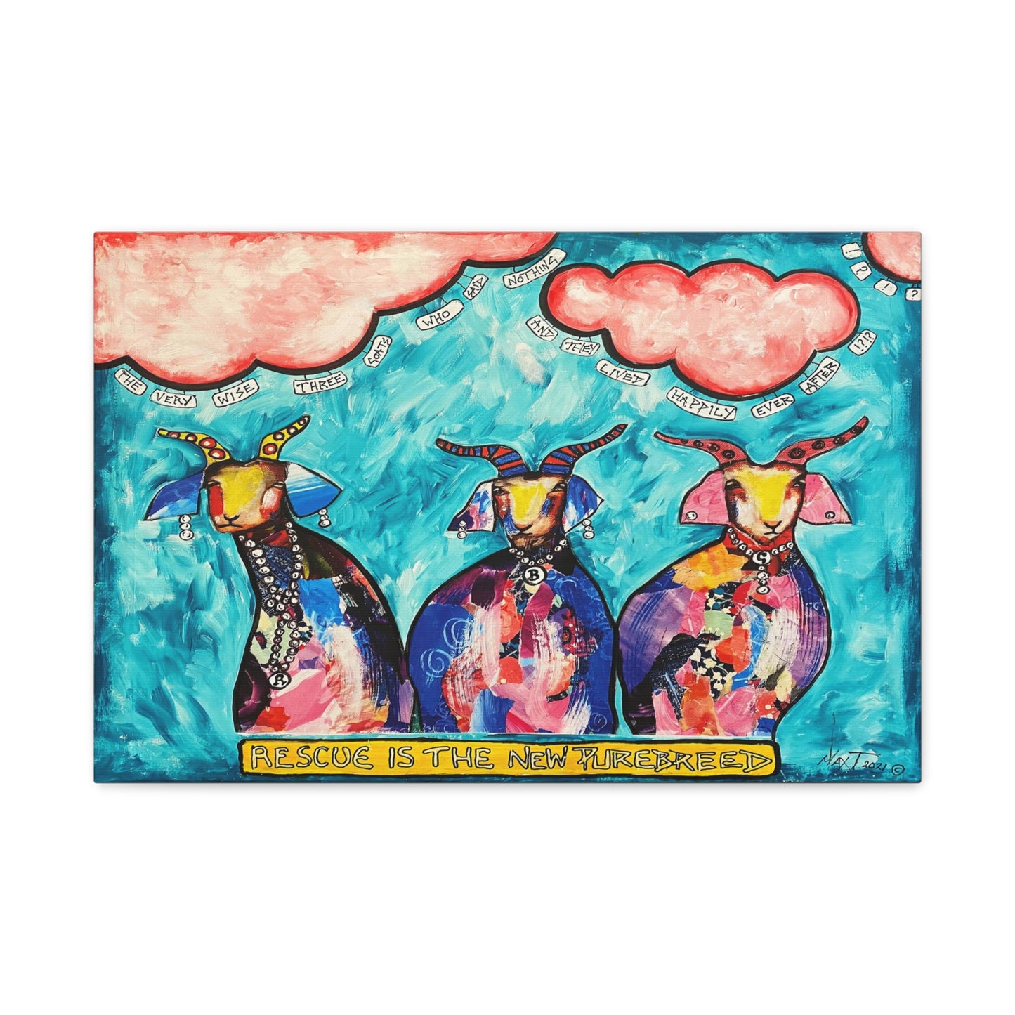 3 Wise Judges - Canvas Various Sizes