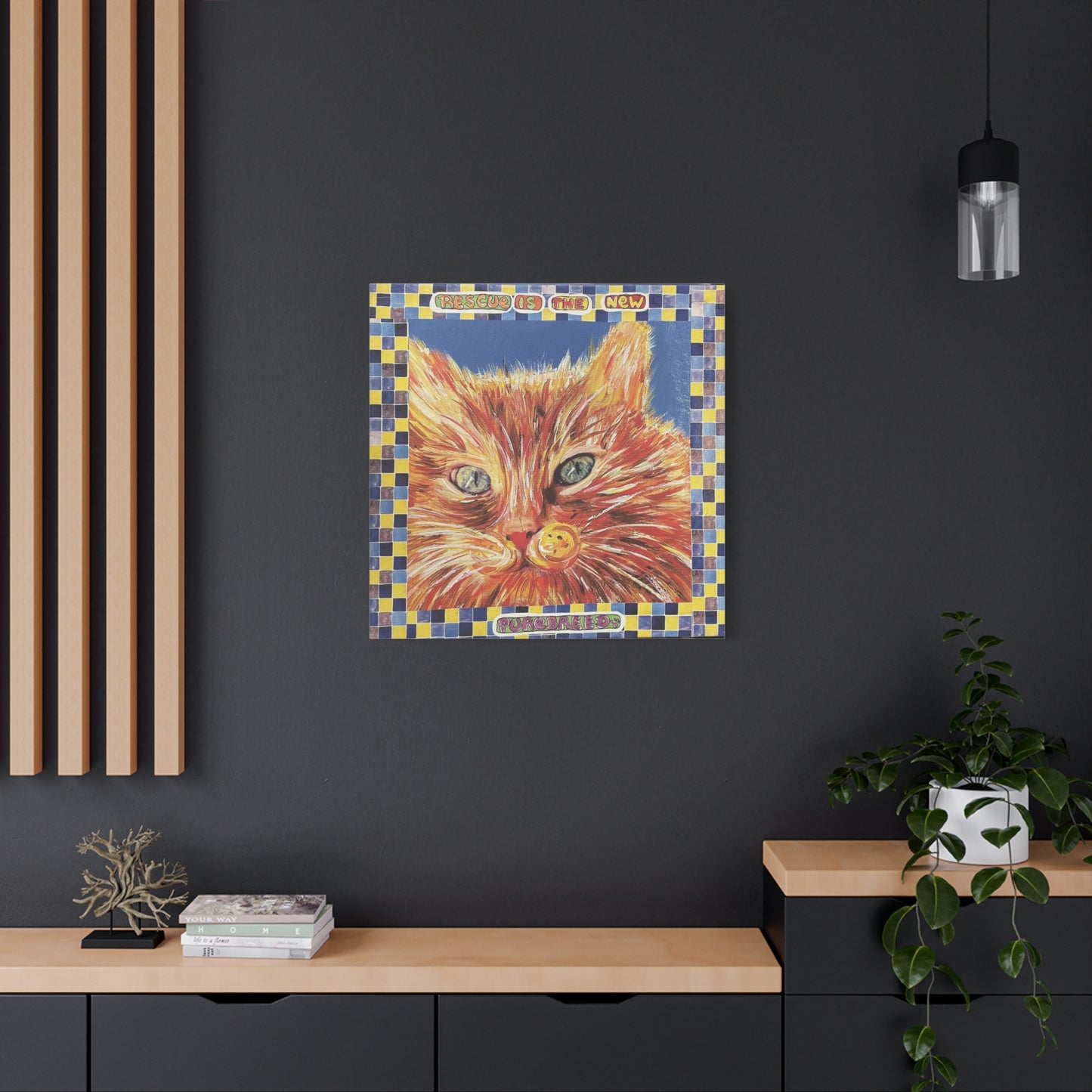 Sunset Whiskers - Canvas Various Sizes