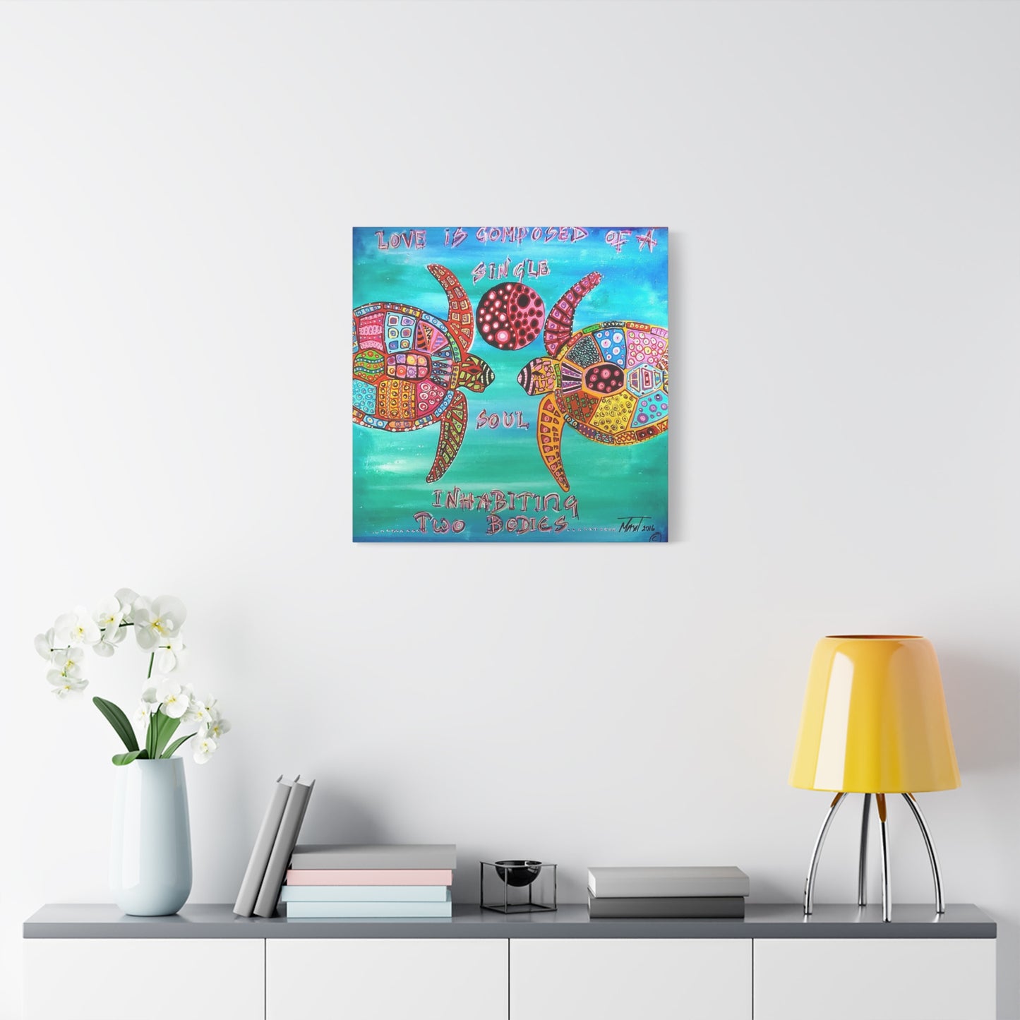 Turtle Tango - Canvas Various Sizes