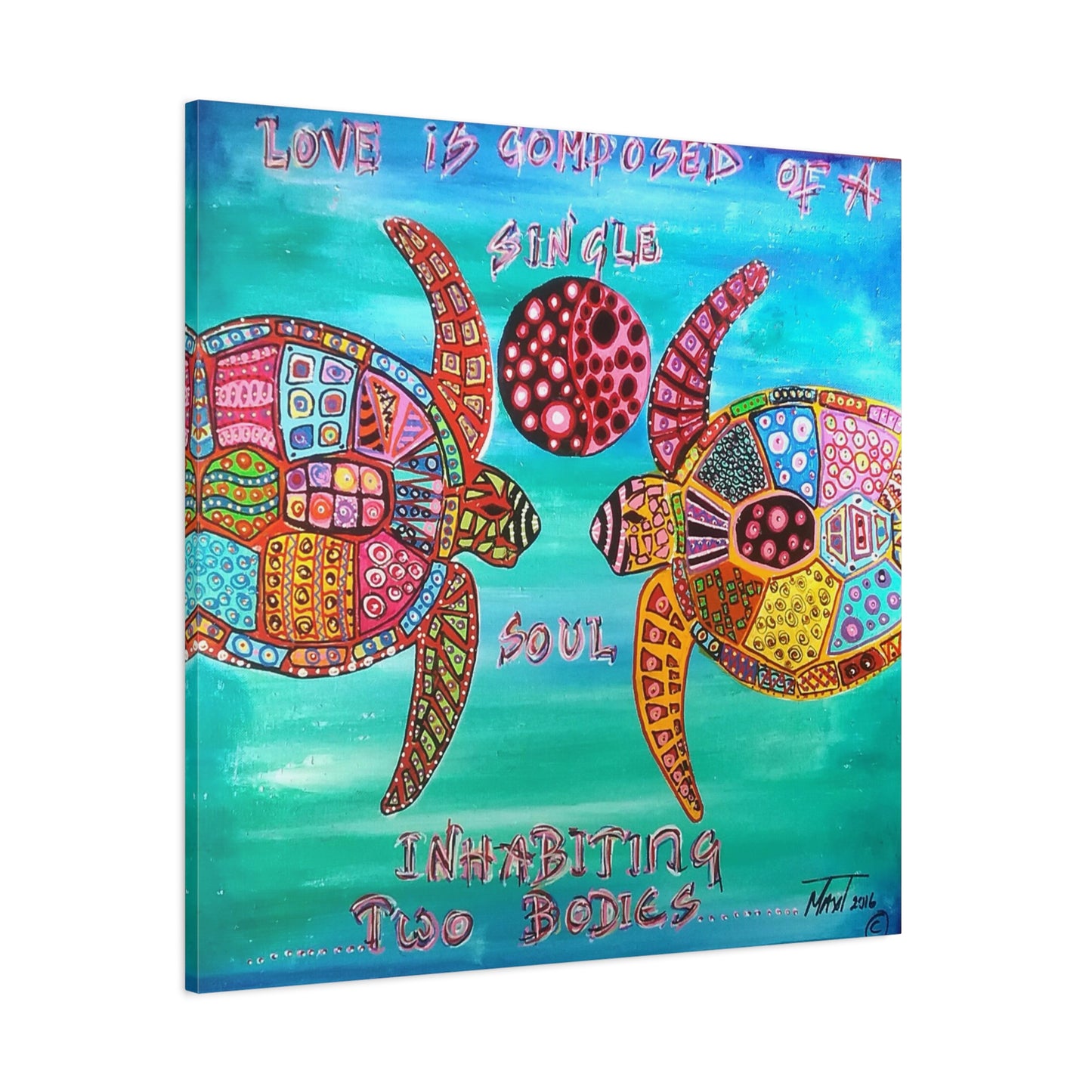 Turtle Tango - Canvas Various Sizes