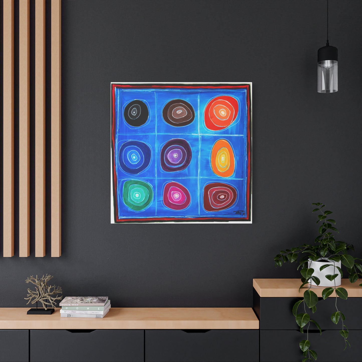 Blue Moom - Canvas Various Sizes