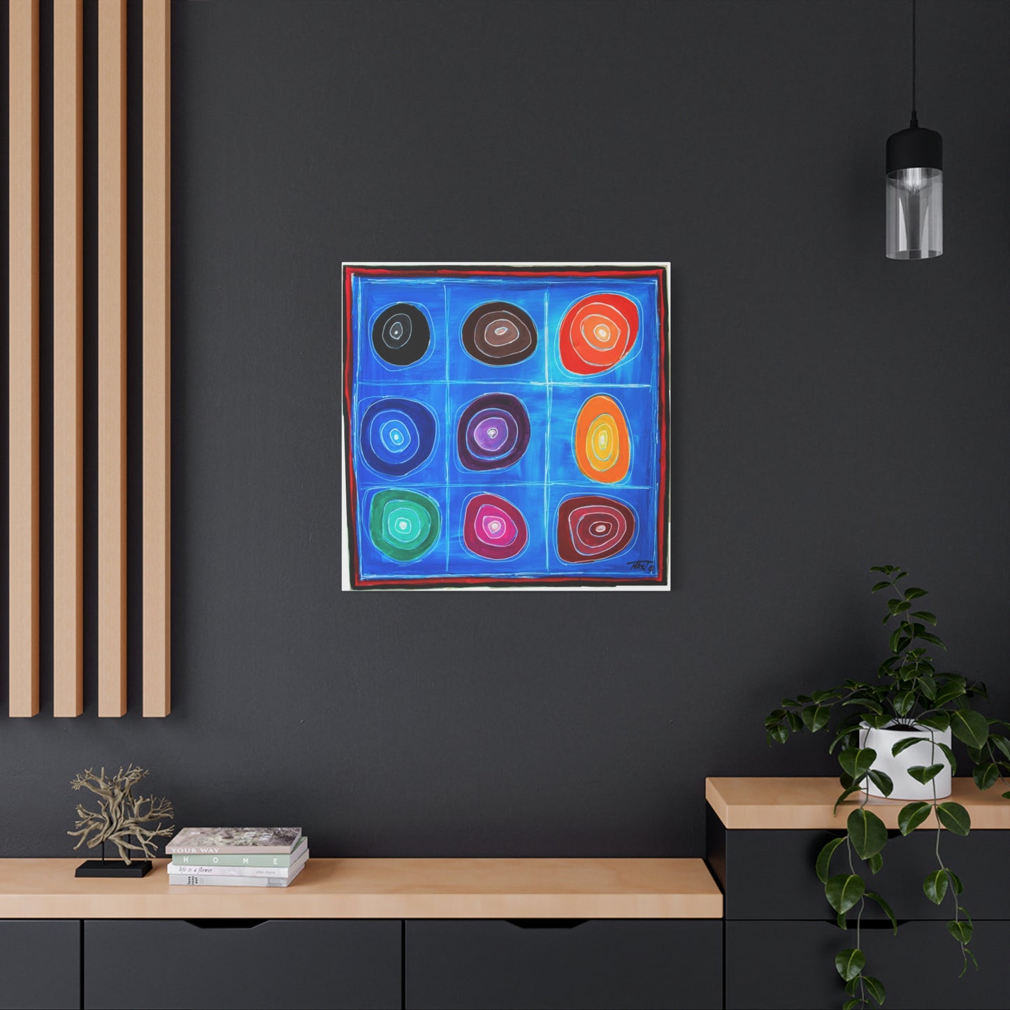 Blue Moom - Canvas Various Sizes