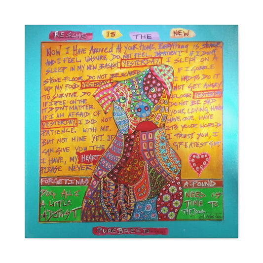 A Patchwork Fine - Canvas Various Sizes