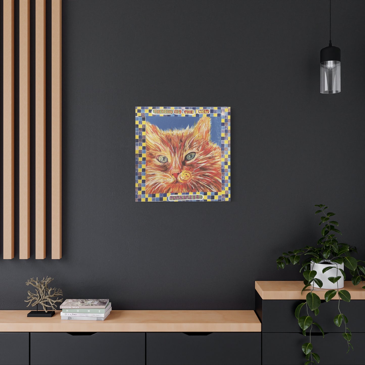 Sunset Whiskers - Canvas Various Sizes